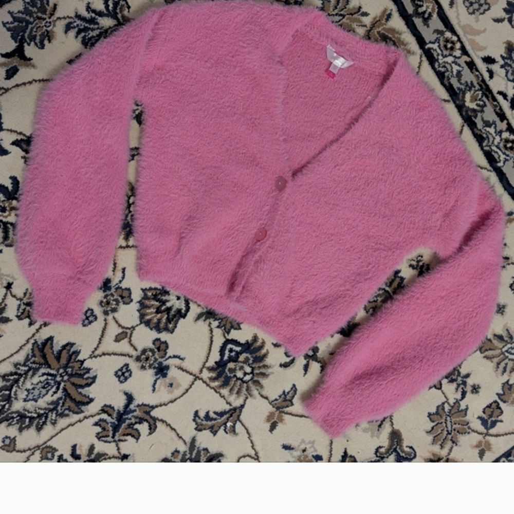 No Boundaries Soft Pink Fuzzy Sweater